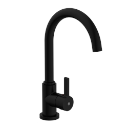 K3 Spültischarmatur Niederdruck, Schwarz matt, küche, Wasserhahn Küche, Niederdruck Armatur Küche, Mischbatterie Küche