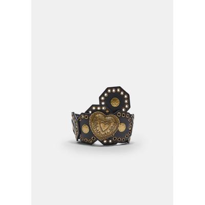 Stradivarius Wide hexagonal belt Brown 30