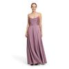 Abendkleid VERA MONT "Vera Mont Abendkleid mit Wasserfallausschnitt", Damen, Gr. 34, Normalgrößen, powder lila, Satin, Obermaterial: 97% Polyester, 3% Elasthan. Futter: 100% Polyester., elegant, figurumspielend lang, Wasserfallausschnitt, ohne...