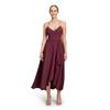 Abendkleid VERA MONT "Vera Mont Abendkleid mit Volant", Damen, Gr. 34, Normalgrößen, wild ruby, Obermaterial: 100% Polyester. Futter: 100% Polyester., elegant, tailliert lang, ohne Ärmel, Kleider, Design