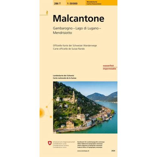 286T Malcantone Wanderkarte
