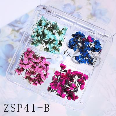 TEMU 1/3 Box 3d Dried Flower Nail And Nail Armor, Suitable For Resin Art, Making, Candle Making With Real Dried Flowers, Nail Decoration Handicrafts, Nail Salons, Home Diy Nail Art Supplies Image