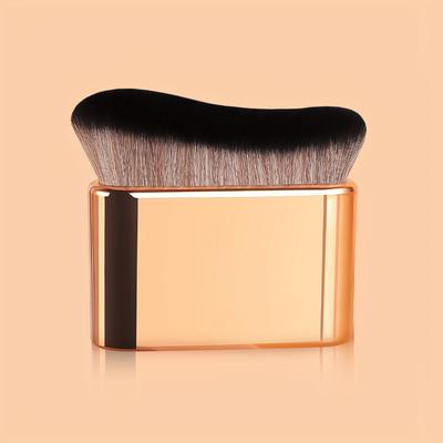 TEMU Soft Hair Makeup Brush, Self-tanning Tinting Tool Foundation Brush Body Makeup Brush Self-tanning Cream Bronze Brush Body Image