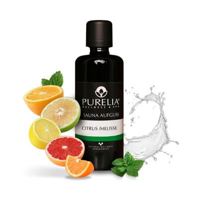 Saunaaufguss Konzentrat Zitrus-Melisse 100 ml natürlicher Sauna-aufguss - reine ätherische ö