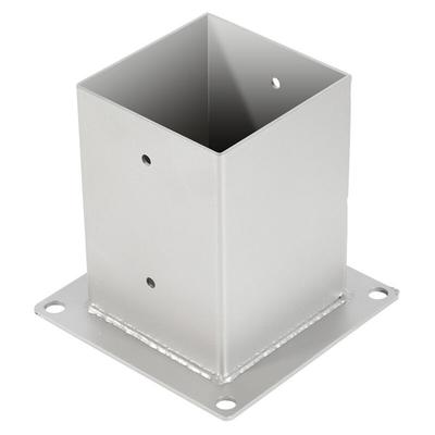 VINGO 4x Aufschraubhülse Pfostenträger Einschlaghülse Einschlagbodenhülse Bodenhülse 100x100mm Image