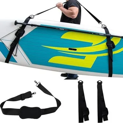 Adjustable Surfboard Shoulder Belt Carry Sling for Stand Up Paddle Board - Surfboard Carrier Accessory