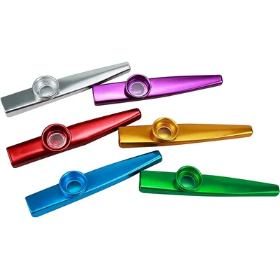 Kazoo-instrumento Musical de Metal, flautas, diafragma, boca, Kazoos, buen compañero para guitarra
