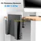 W89C Desk Side Storage Organisatoren Laptophalter einstellbare Laptop -Ständer für die Schreibtischseite
