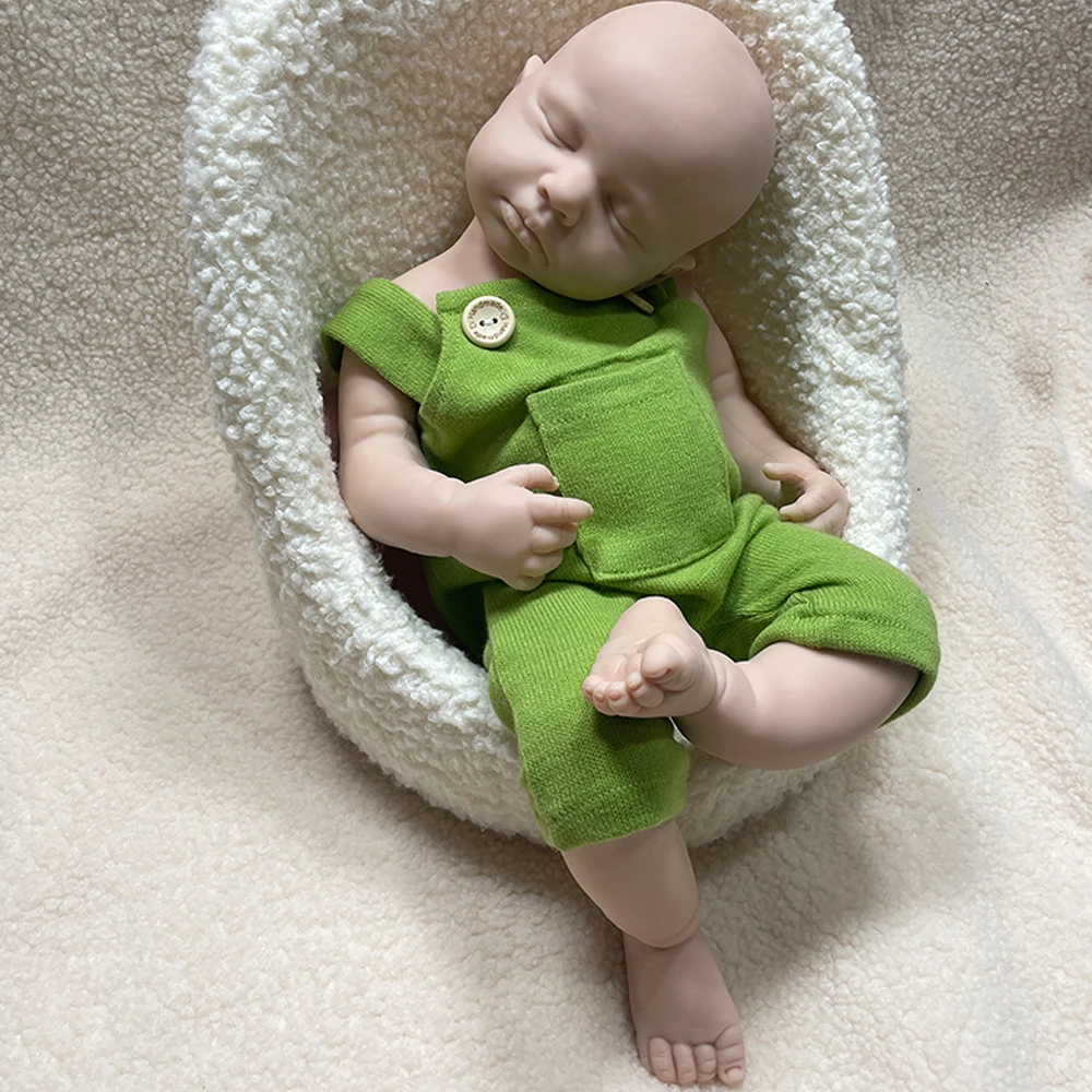 20" Silikon Reborn Baby Mädchen/Junge Loulou Ganzkörper solide weiche realistische handgemachte waschbare Neugeborene Puppe für Kinder Sammlerstücke