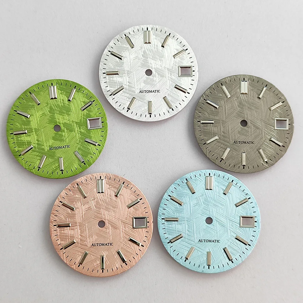 Neues 28,5-mm-NH35-Zifferblatt ohne Leuchtkraft, geeignet für NH35-Uhrwerk NH35-Uhrenzubehör Image