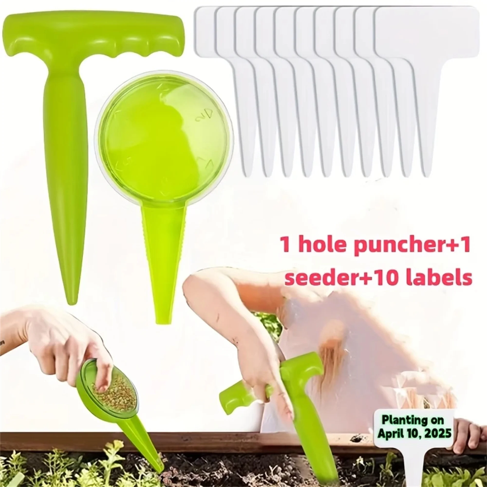 Garten Sukkulenten Kit Einstellbare Aussaat Samenspender Sämaschine Samenstreuer Pflanzer Sämaschine Werkzeug Maschine Sämling Sämaschine Image