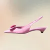 Rosa Rüschen Design Crack Muster spitzen Zehen Pumps Slip auf Frauen Schuhe dünne Absätze Mode Party
