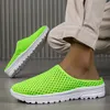Sommer Grün Mann Hausschuhe Große Größe 38-47 Licht Mesh Casual Hausschuhe für Männer Outdoor
