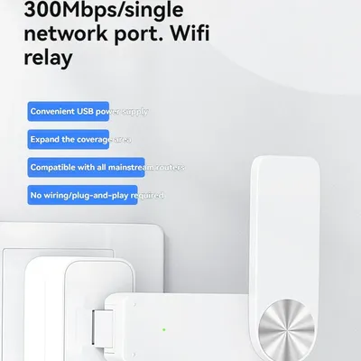 300Mbps USB Wireless WIFI Repeater NFC WiFi Range Extender Wi-Fi Signal Verstärker RJ45 Netzwerk Karte für Home Office PC