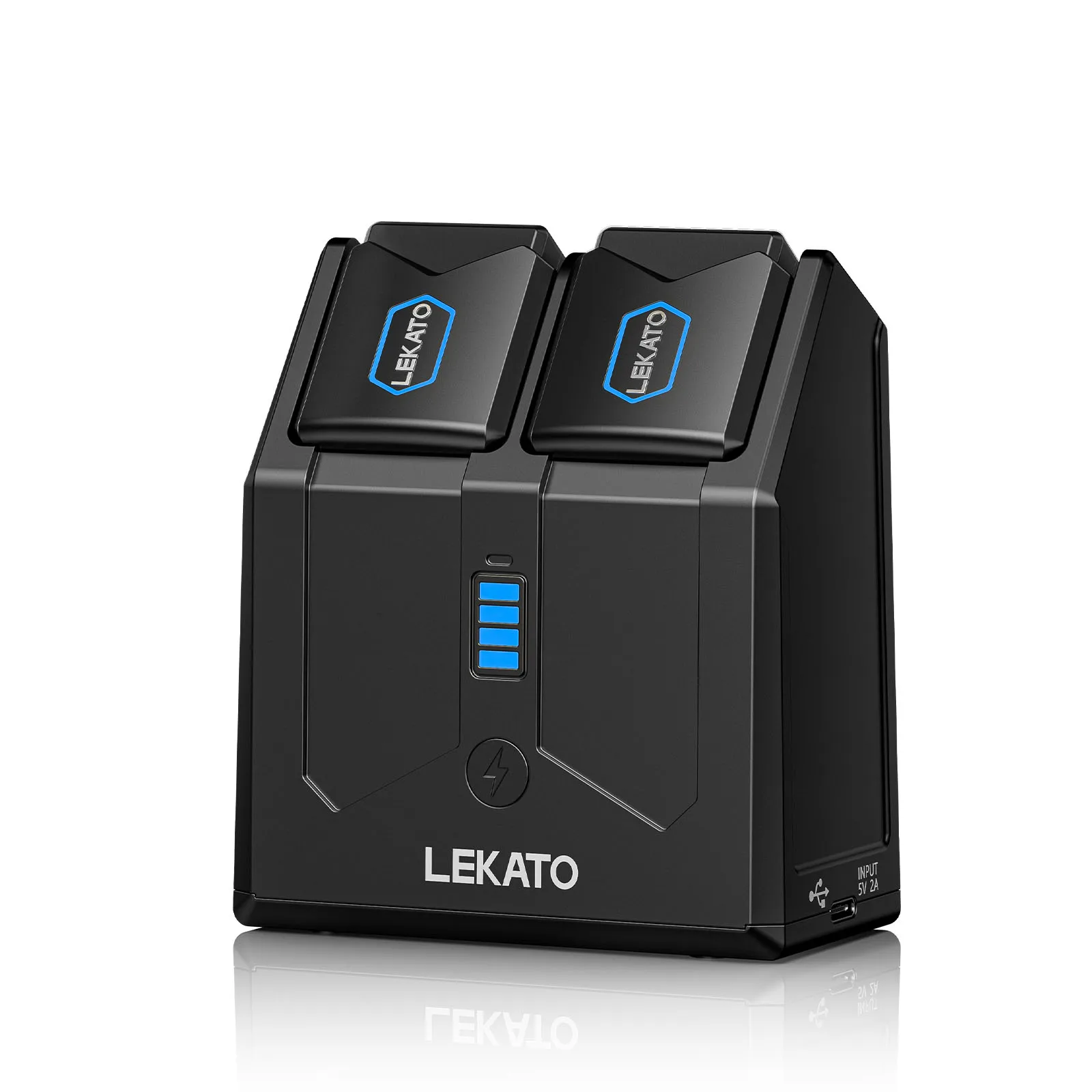 Sender/Empfänger-Set mit Ladeetui Lekato Jw06 5,8 GHz kabelloses Gitarrensystem für E-/Bassgitarre Image