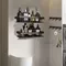 Étagères de salle de bain organisateurs de salle de bain support de rangement aucun poinçonnage