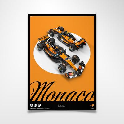 McLaren Monaco Grand Prix 2025 Sonderlackierung Poster Image