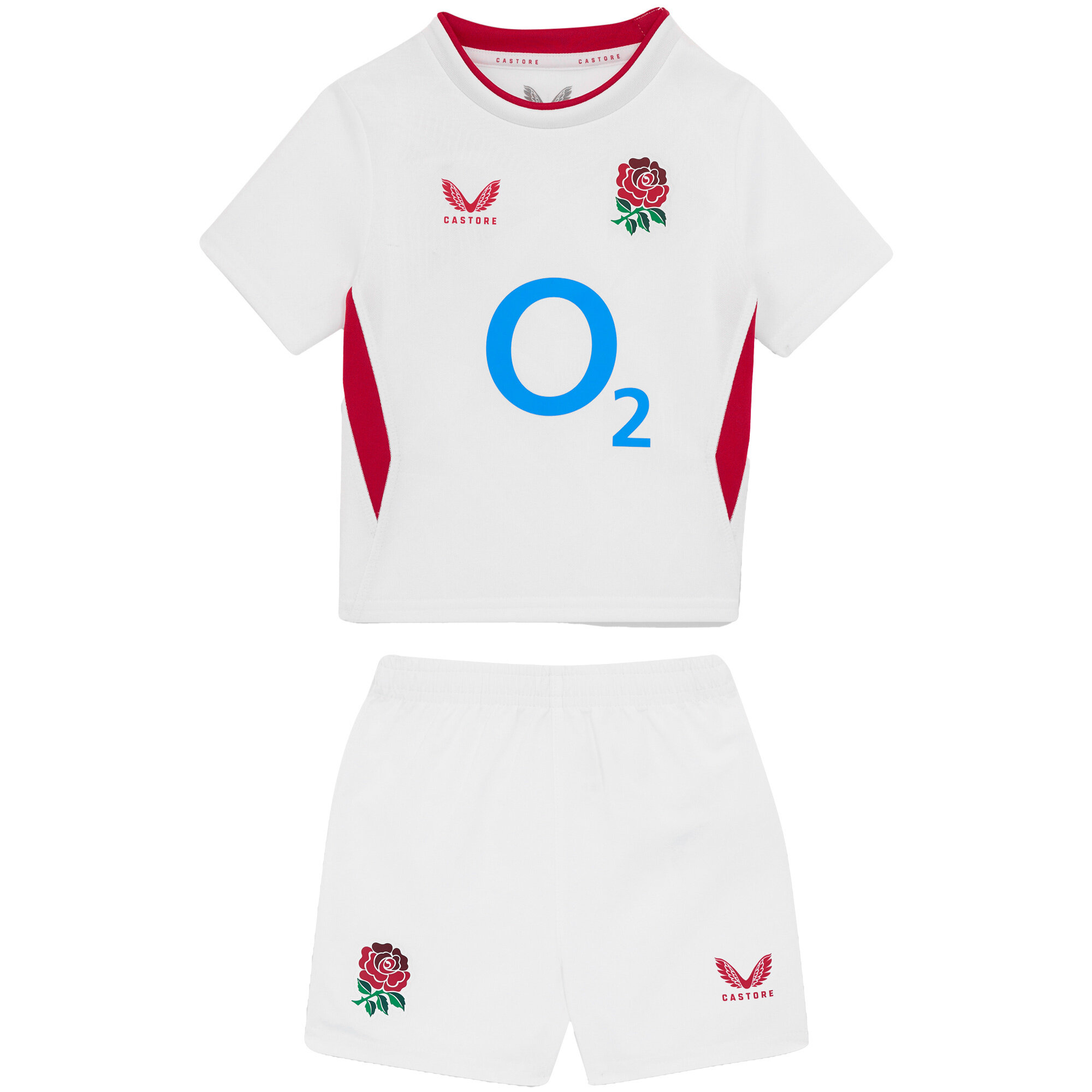 England Rugby Replica Heimtrikot 2025/26 – Weiß – Baby Image