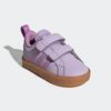 Klettschuh ADIDAS SPORTSWEAR "VS PACE 2.0 KIDS", Gr. 24, powder plum, preloved lila, preloved lila, Synthetik, Textil, sportlich, Schuhe, für Kinder