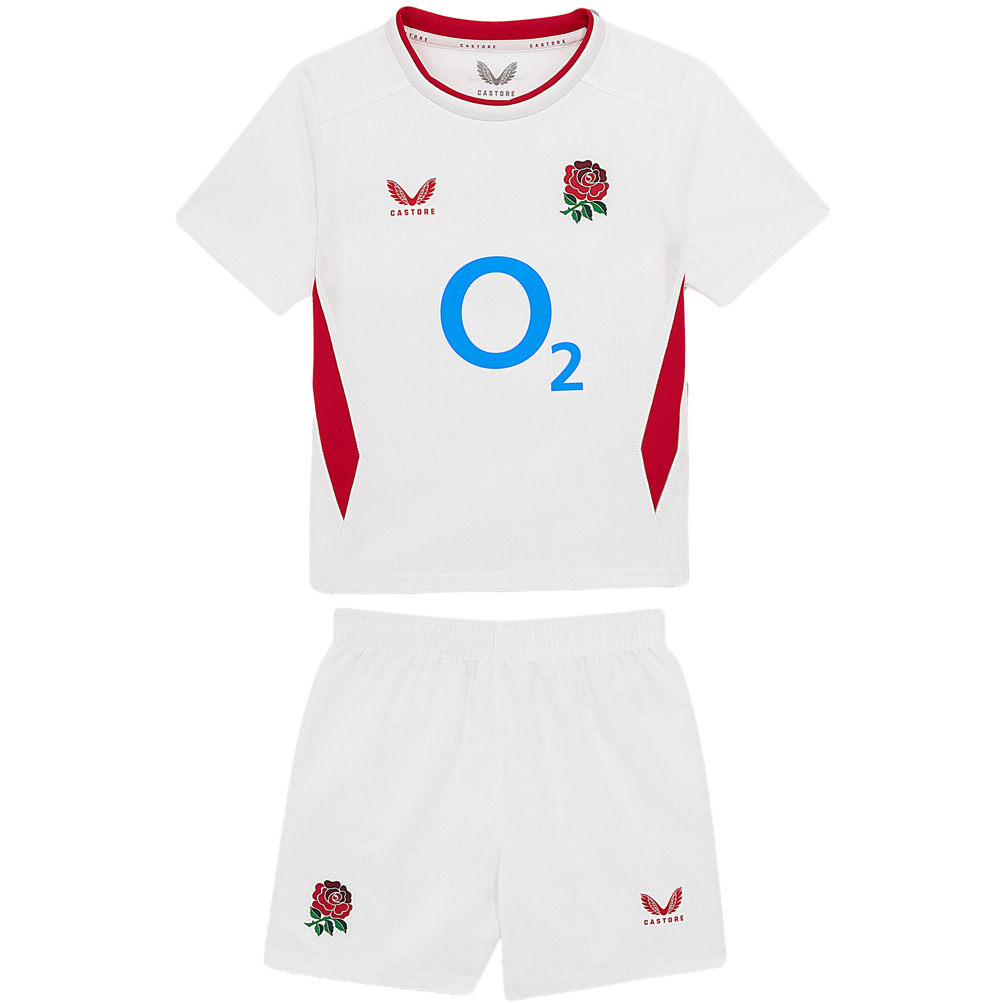 England Rugby Heimtrikot 2025/26 – Weiß – Kleinkinder Image