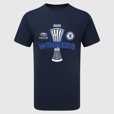 Chelsea UECL-Sieger T-Shirt – Marineblau Image