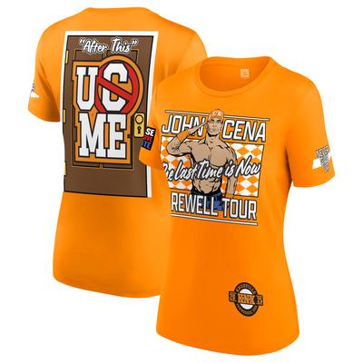 Orangefarbenes John Cena Farewell Tour 2025 Knoxville T-Shirt für Damen Image