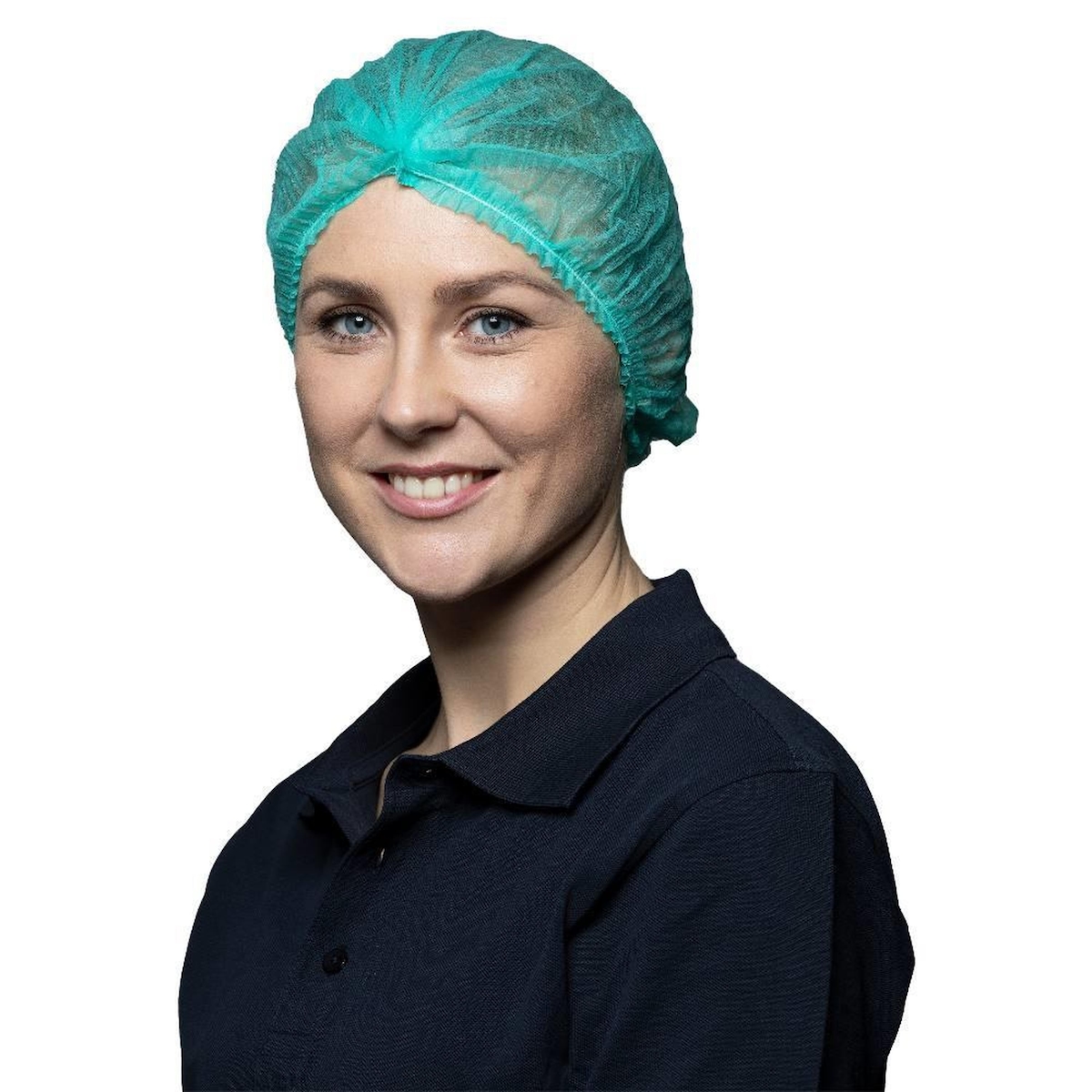 MCD Medical Care Dental GmbH 1000 Klipphauben | Vliesstoff | grün | 52cm | Hauben Image