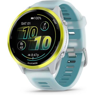 Garmin Forerunner 570 GPS Running Watch, 47 MM Amp Yellow With Whitestone Band