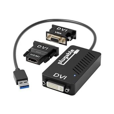 Plugable USB 3.0 to DVI/VGA/HDMI Video Graphics Adapter for Multiple Monitors up to 2048x1152