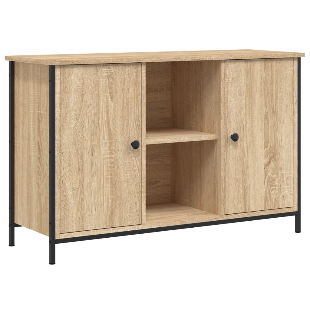 vidaXL TV-Schrank Sonoma-Eiche 100x35x65 cm Holzwerkstoff Image