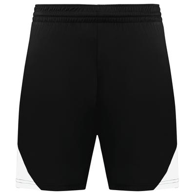 Augusta Sportswear 1736 Step-Back Modern Fit Basketball Shorts in Black/White size Medium | Polyester