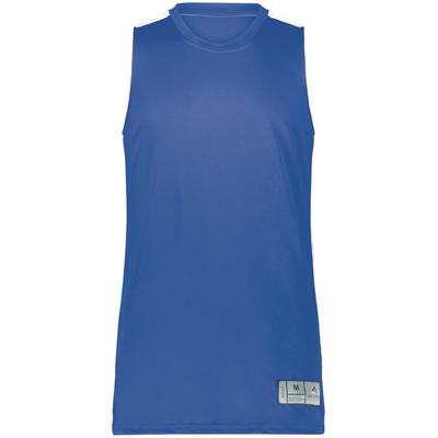 Augusta Sportswear AS6927 Athletic Swish Reversible Basketball Jersey T-Shirt in Royal/White size XL | Polyester 6927
