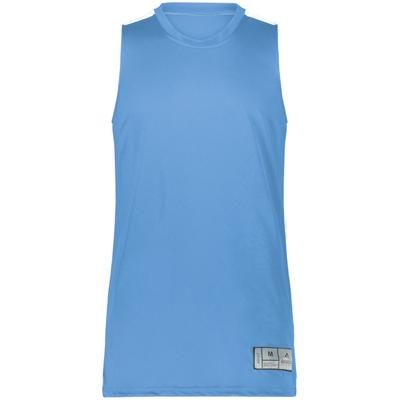 Augusta Sportswear 6928 Athletic Youth Swish Reversible Basketball Jersey T-Shirt in Columbia Blue/White size Small | Polyester