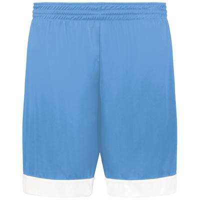 Augusta Sportswear 6929 Swish Reversible Basketball Shorts in Columbia Blue/White size Large | Polyester