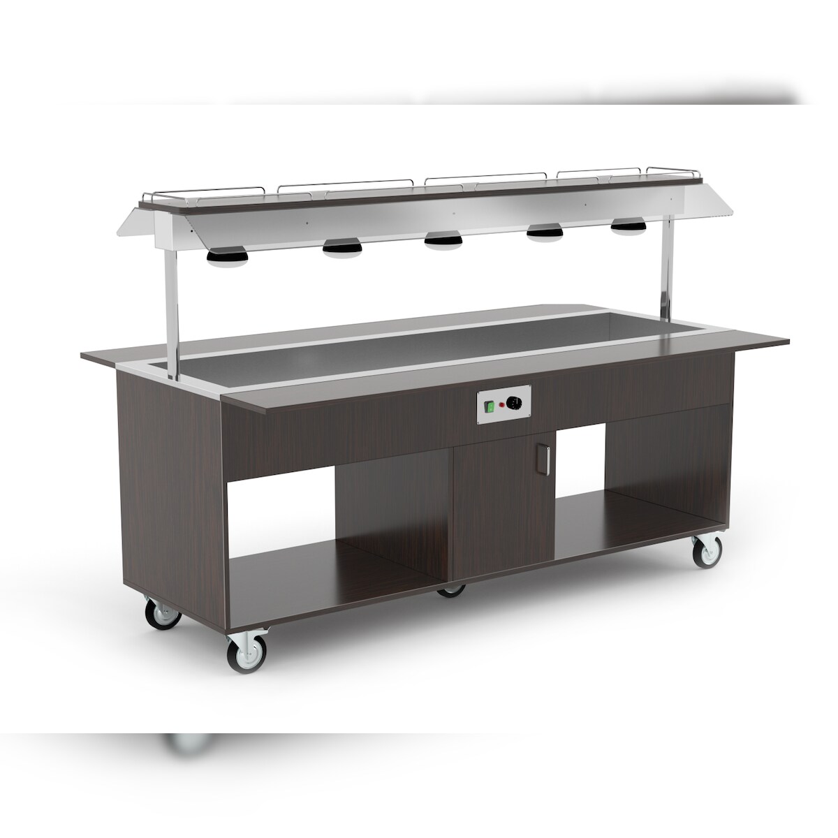 Mobiltherm Warmbuffet 405106-W, Modell Palma 6W, 6 x 1/1 GN, fahrbar Image