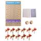 Horse Race Board Game With 11 Horses Wood Race Game Indoor And Outdoor Board Games For Family Friend Adults Party