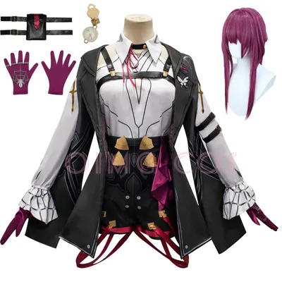 Kafka Cosplay Kostüm Honkai Star Rail Karneval Uniform Perücke Anime Halloween Kostüme Frauen Spiel Image
