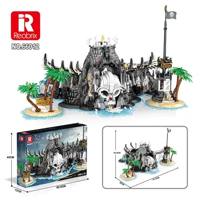 Reobrix 66012 The Pirate Bay Modell Modulares Gebäude Street View Serie DIY Spielzeug Bausteine Image