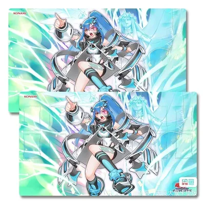 Yugioh Argostars – Glorious Adra Spielmatte Yu-Gi-Oh! TCG OCG Trading Card Games Mat Duel Plate Image