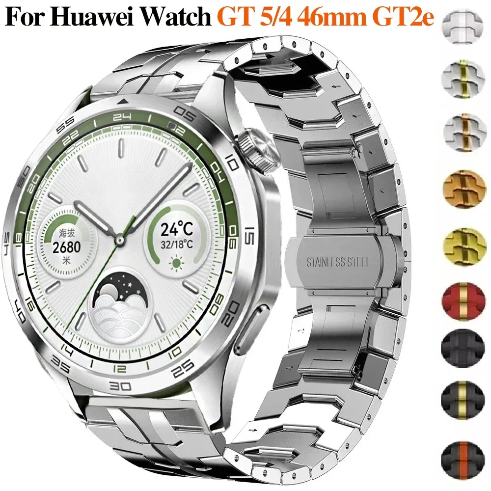 20mm 22mm Band Für Huawei Uhr GT 5/4 46mm GT2e Strap Metall Business Armband Für Huawei Uhr GT5Pro GT2 GT3 42mm Armband Image
