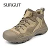 SURGUT Männer Casual Schuhe Outdoor Wandern Bequeme Leichte Mesh Stiefel Für Männer Herbst Winter Dicke Sohle Turnschuhe Größe 38-46