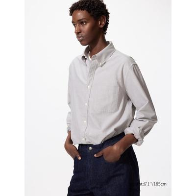 Uniqlo - Oxford Shirt (slim Fit) - Grey