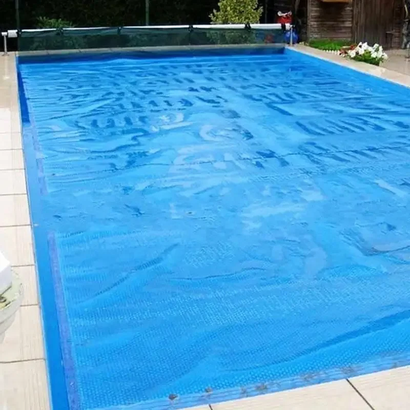 Couverture de piscine à bulles 400um, bâche solaire rectangulaire, couverture de Protection de piscine, Film d'isolation thermique, couverture anti-poussière PE pour piscine