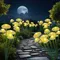 6LED champignon lumière méduse lampe extérieure étanche solaire lampe de jardin pour Villa jardin
