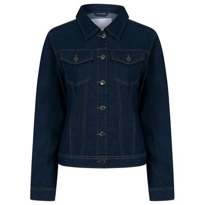 Coats / Jackets Mesa Women's Stretch Cotton Denim Jacket in Indigo Wash - Amara Reya / 16 - Tokyo Laundry