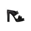 Leath S.Leath Sandalen - Alexander McQueen - Leder - Schwarz/Silber
