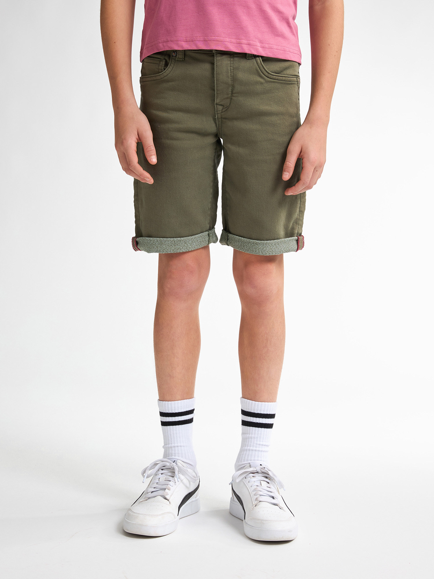 Petrol Industries - Jackson Farbige Denim-Shorts Nautica Jungen - Grün Image