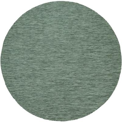 Teppich BRUNO BANANI "Venezia" Gr. 43, grün, H:4mm Ø:160cm, Kunstfaser, Teppiche, Flachgewebe, Sisal-Optik, meliert, UV-beständig, Outdoor geeignet Image
