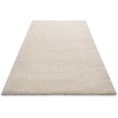 Hochflor-Teppich WECON HOME "STUDIO zero", beige, B:133cm H:35mm L:200cm, Polypropylen (PP), Teppiche, weicher und kuscheliger Flor, Wohnzimmer, Schlafzimmer, im Berber-Stil Image