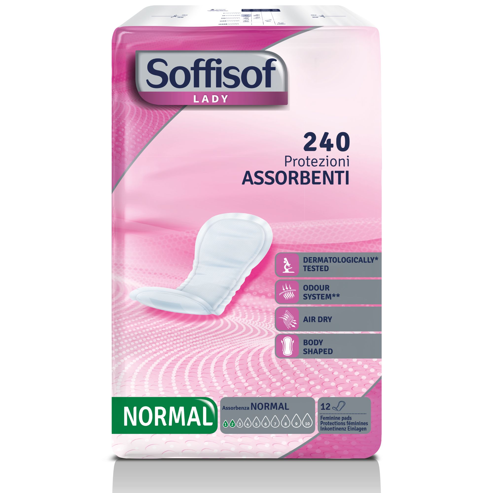 Soffisof Lady Normal Assorbenti Femminili Leggera Incontinenza 240 St
